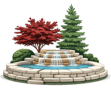 Northbrook fountain logo